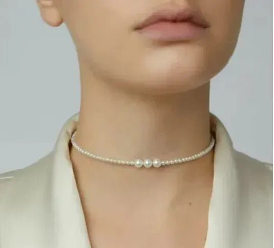Elegant Pearl Choker - DropShp