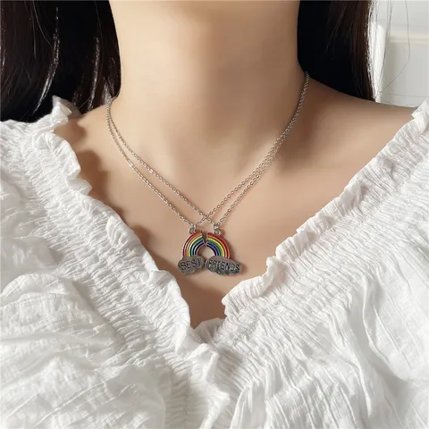Rainbow Best Friends Necklace - DropShp
