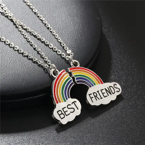 Rainbow Best Friends Necklace - DropShp