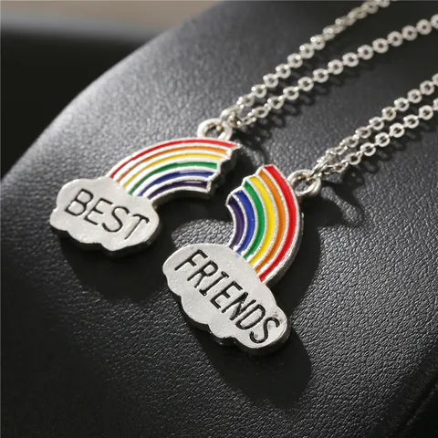 Rainbow Best Friends Necklace - DropShp