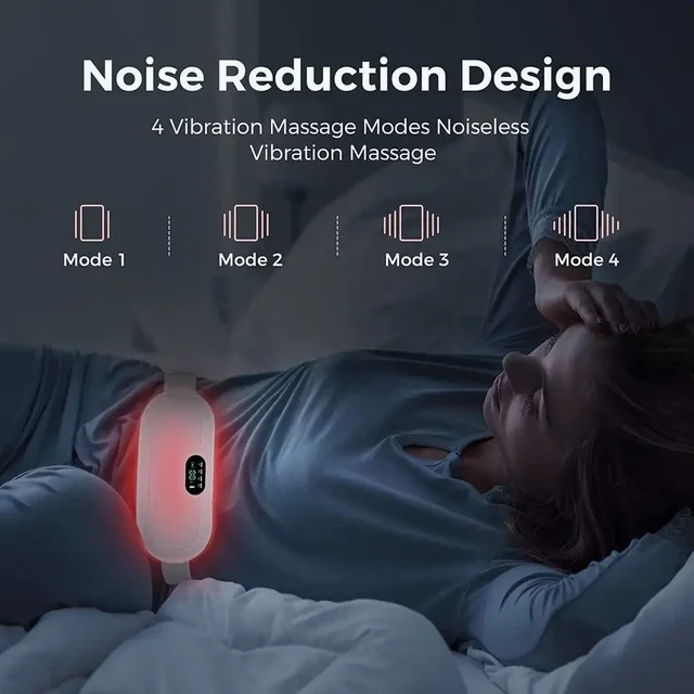 Period Cramp Relief Massager & Heating Pad-Portable - DropShp