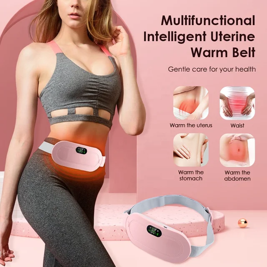Period Cramp Relief Massager & Heating Pad-Portable - DropShp