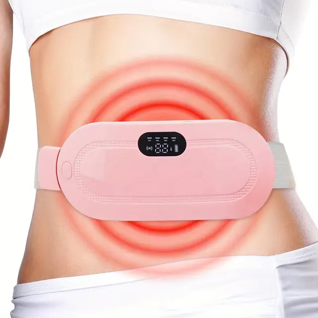 Period Cramp Relief Massager & Heating Pad-Portable - DropShp