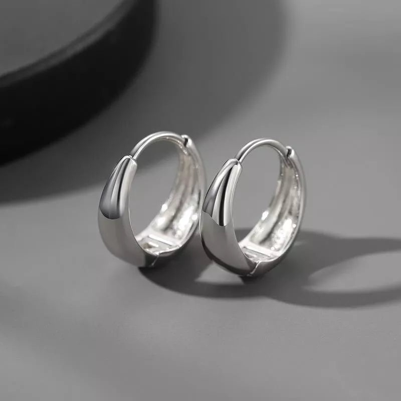 Silver Small Hoop Earrings - DropShp