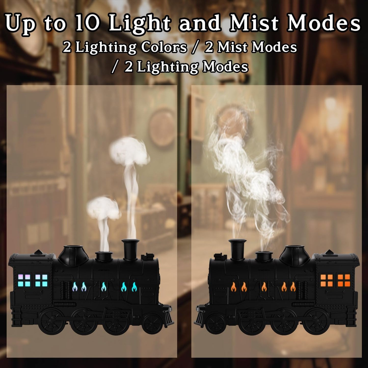 Train Engine Shape Aroma Diffuser - DropShp