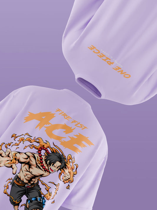 PORTGAS D ACE OVERSIZED T-SHIRT