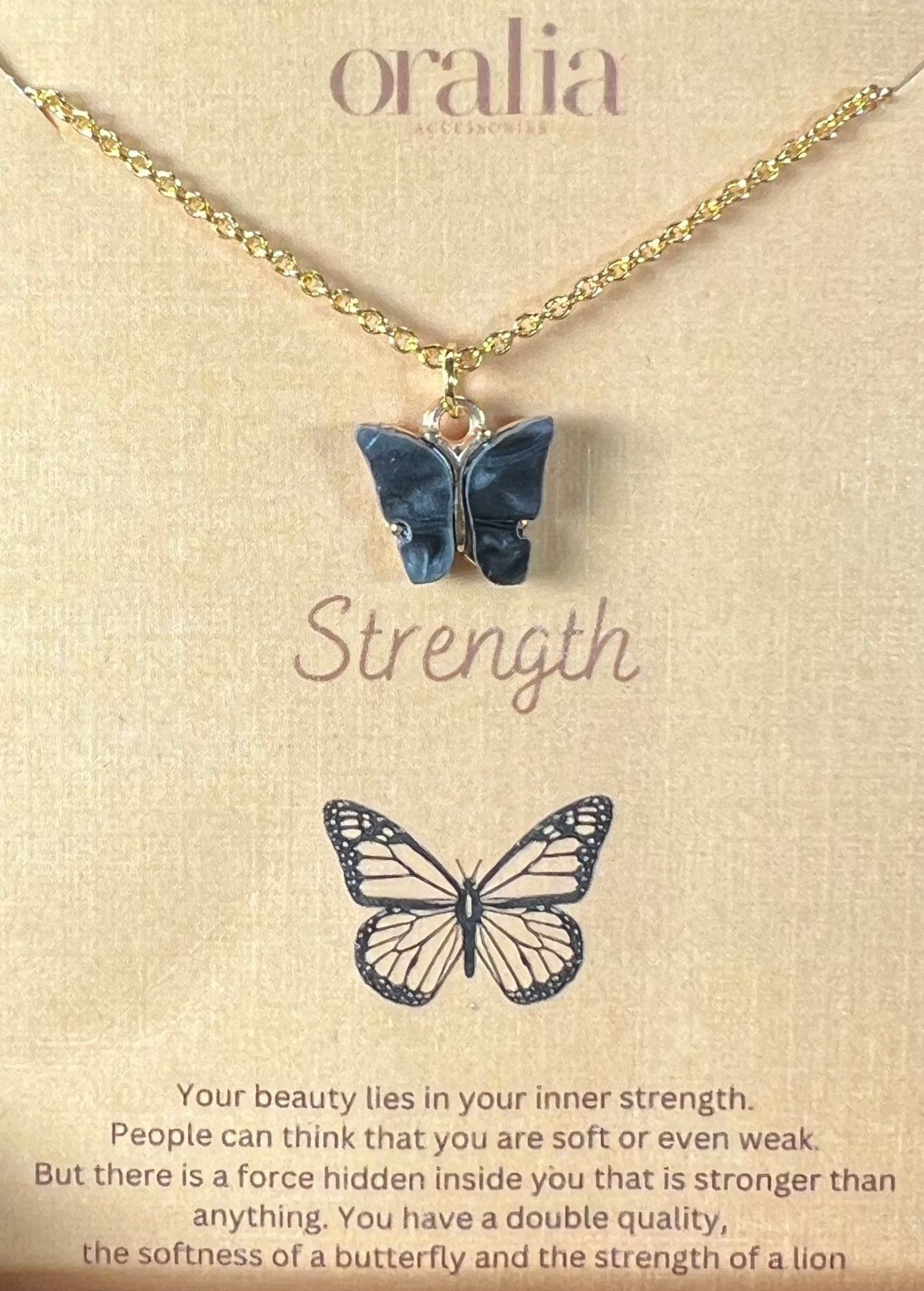 Black & White Butterfly Necklace and Bracelet Combo | Perfect For Dailywear - DropShp