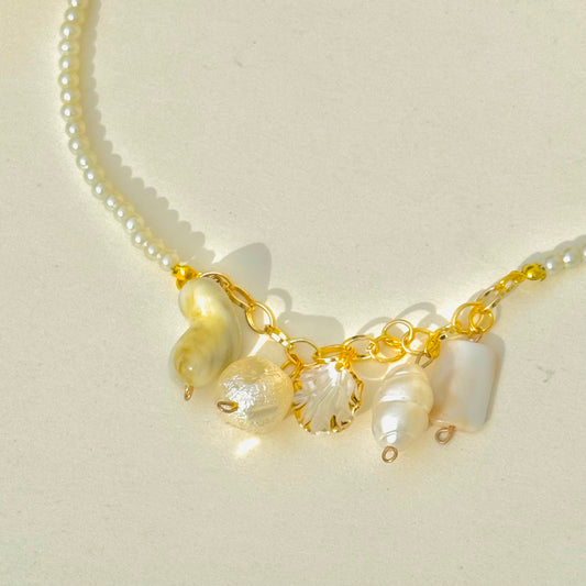 Gold Plated Alloy Antitarnish Boho Hanging Charms Necklace For Women - DropShp