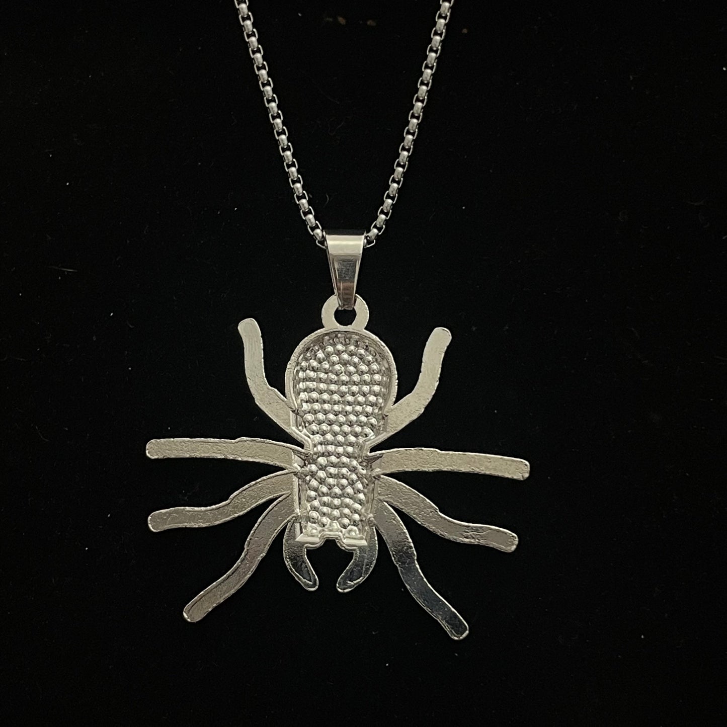 Spider Iced Out Hip Hop Pendant Necklace With Chain - DropShp