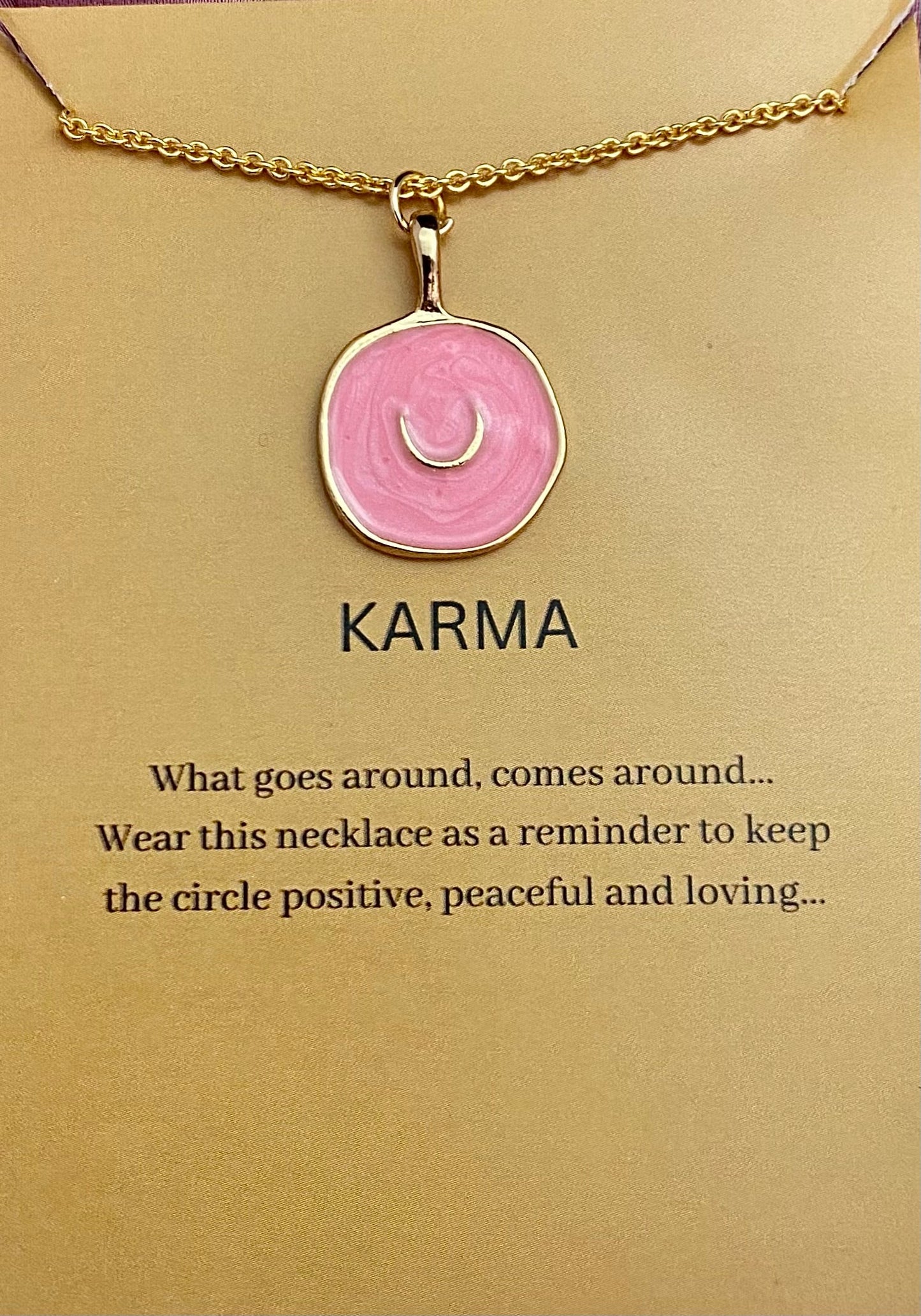 Waterproof Pink Moon Charm Necklace - DropShp