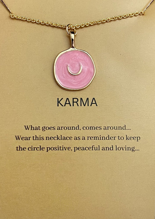 Waterproof Pink Moon Charm Necklace - DropShp