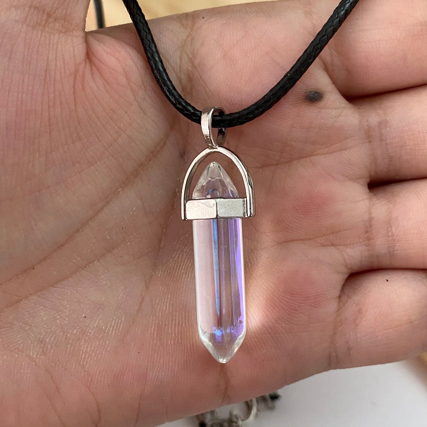 Holographic Pencil Pendant Necklace (D-11) - DropShp