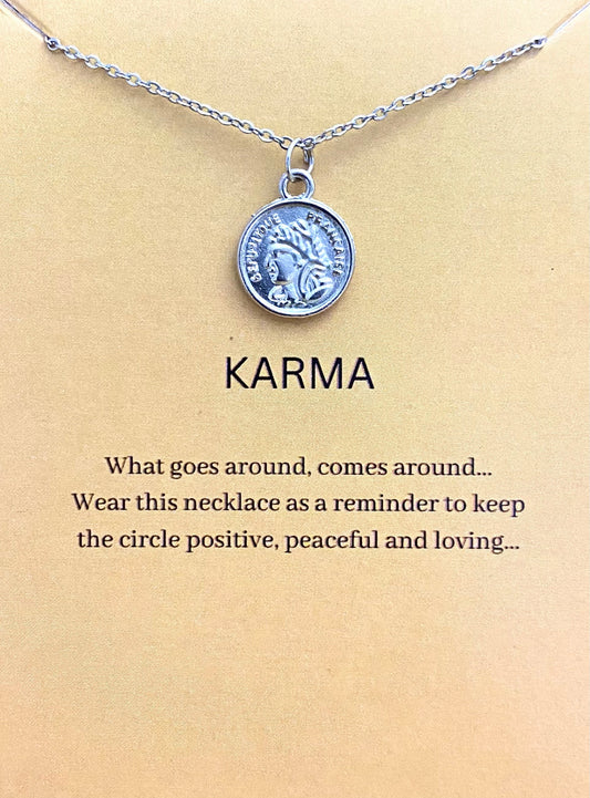 Minimal Silver Coin Card Necklace | Waterproof Chain | Perfect for Dailywear - DropShp