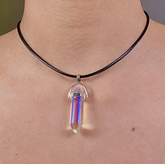 Holographic Pencil Pendant Necklace (D-11) - DropShp