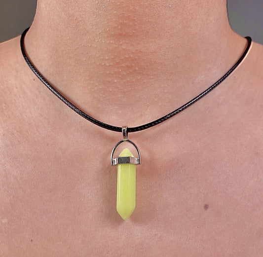 Glow In The Dark Pencil Pendant Necklace (D-13) - DropShp