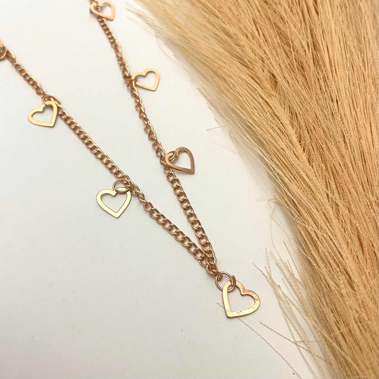 Cute Multi Small Heart Charms Necklace For Girls - DropShp