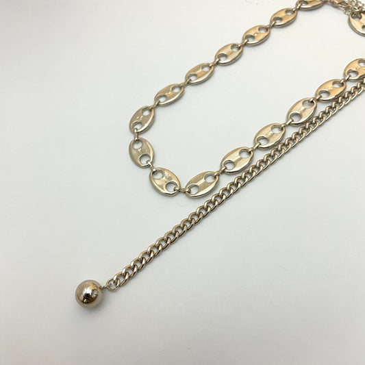 Alloy Link Chain Necklace - DropShp