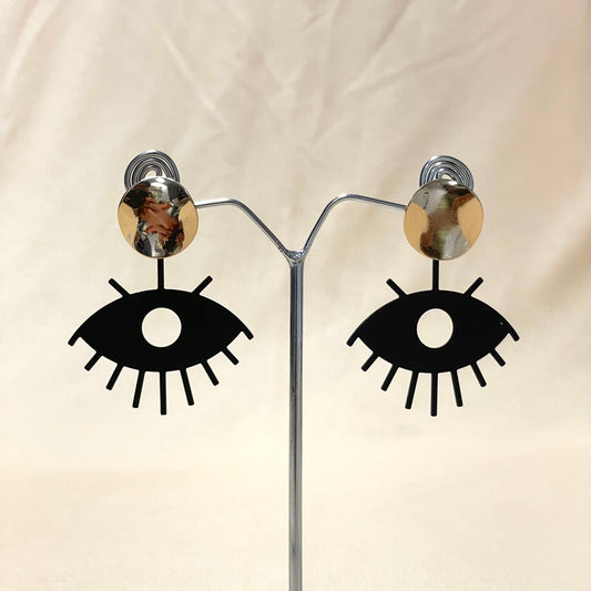 Black Evil Eye Earrings - DropShp