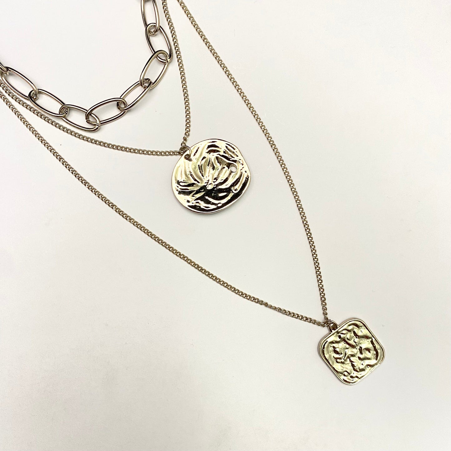 Triple Layered Chain Necklace - DropShp