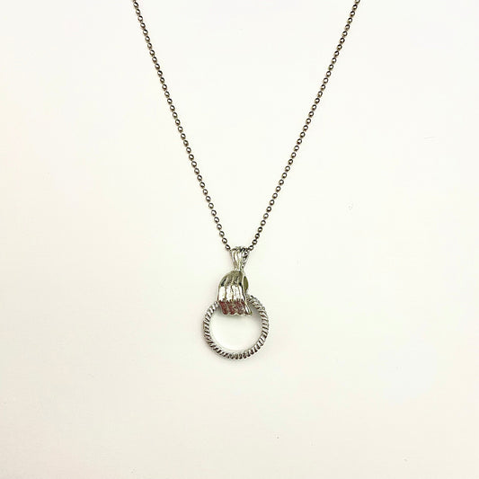 Casting Creative Hand Grab Ring Pendant Necklace For Boys With Ball Chain - DropShp