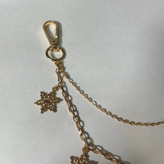 Cute Trendy Handbag & Handpurse Chunky Snowflake Charms Chain - DropShp