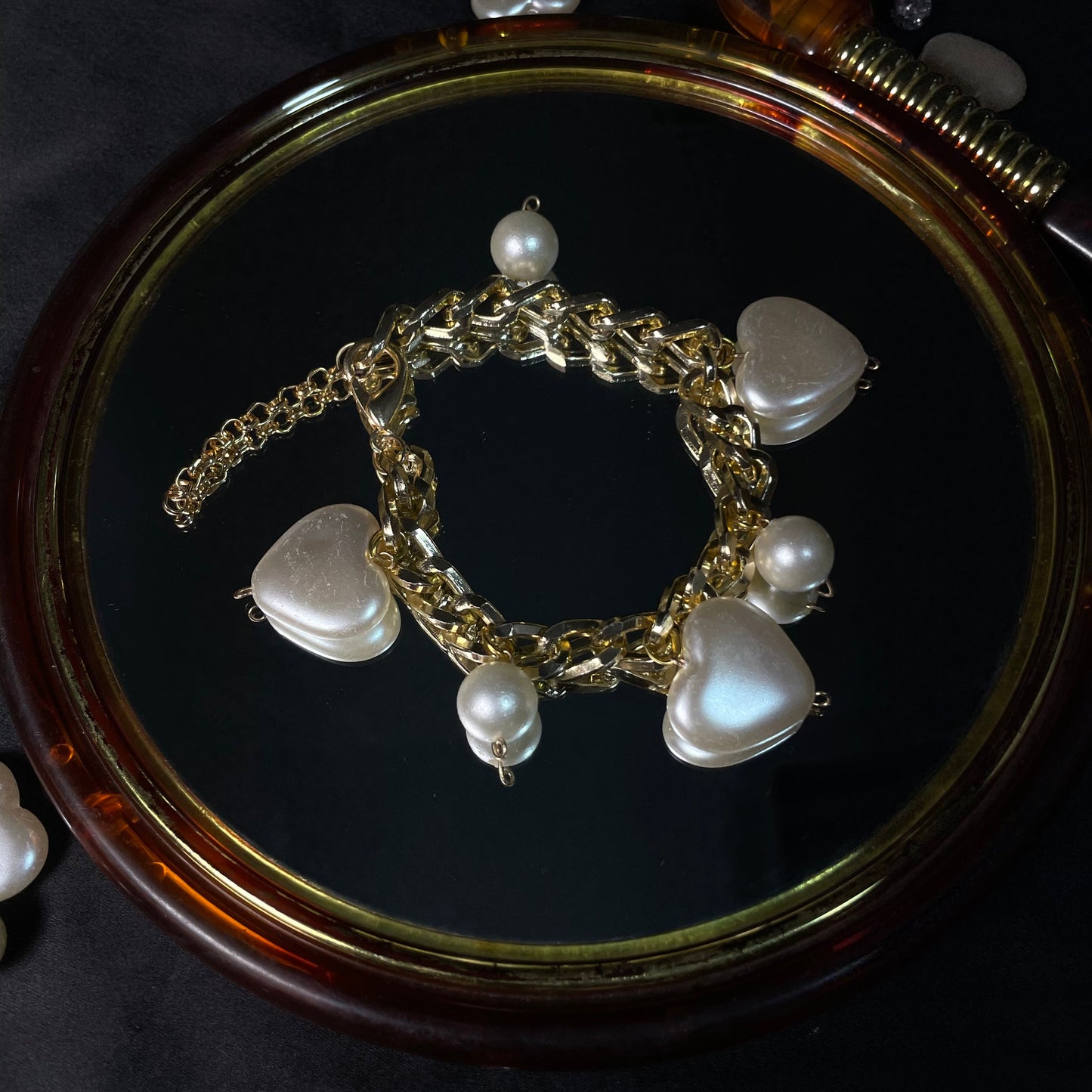 Alloy Chain With Heart Charms Bracelet - DropShp