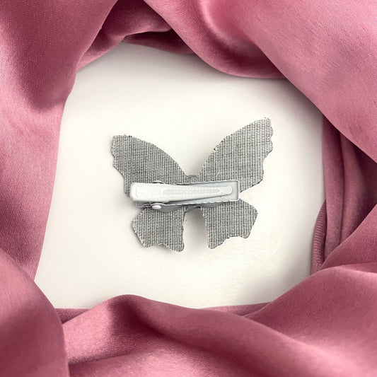 Pink Glitter Butterfly Hair Clips - DropShp
