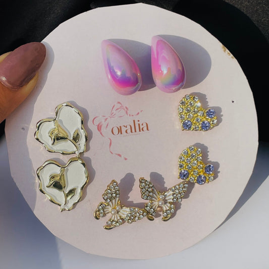 Pack of 4 Earring Set Card - DropShp