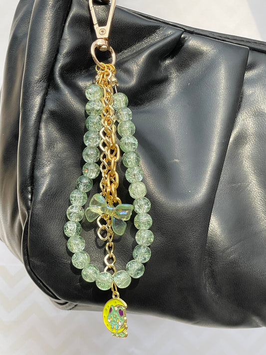 Cute Alloy Bag Keychain With Multi Charms for Women and Girls | Stylish Bag Accessories - DropShp