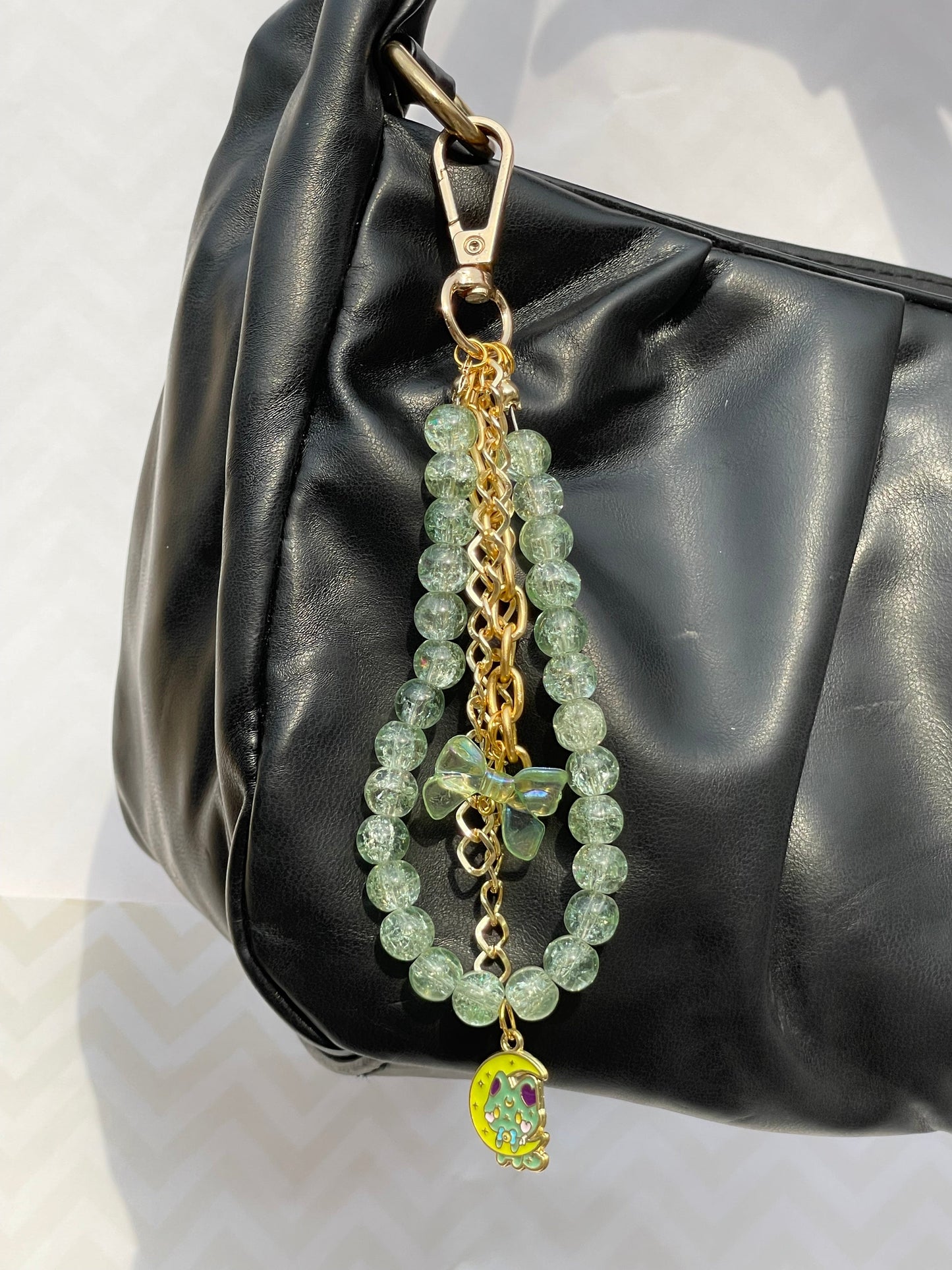 Cute Alloy Bag Keychain With Multi Charms for Women and Girls | Stylish Bag Accessories - DropShp
