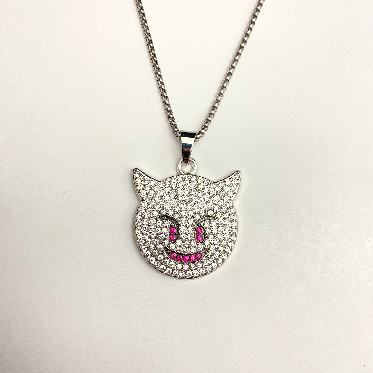 Demon Iced Out Hip Hop Pendant Necklace With Chain - DropShp