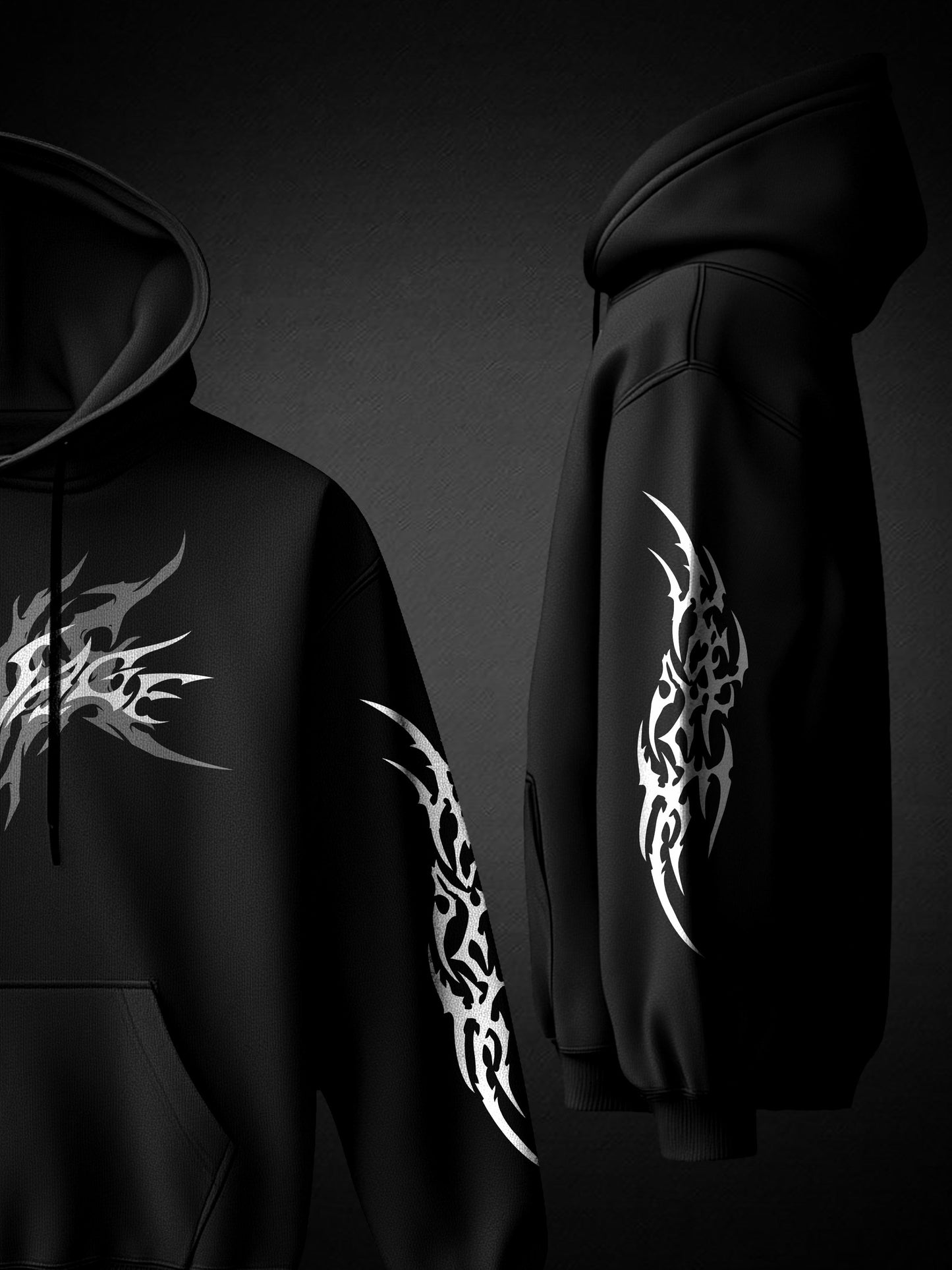SAVAGE DEATH METAL REGULAR FIT HOODIE