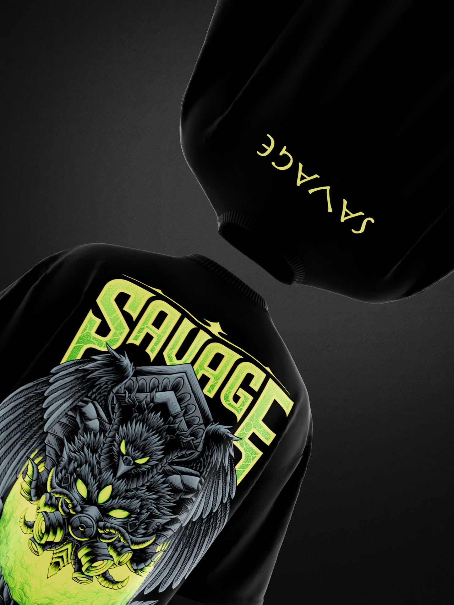 SAVAGE NEON OVERSIZED T-SHIRT