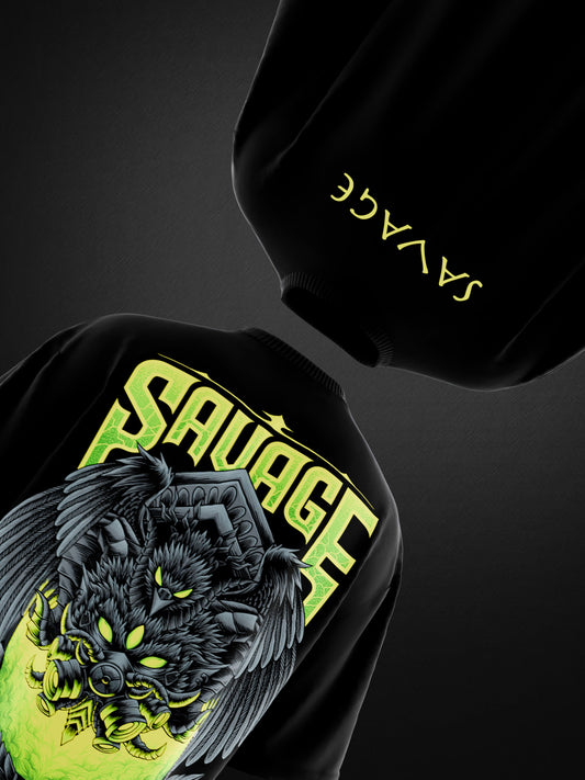 SAVAGE NEON OVERSIZED T-SHIRT