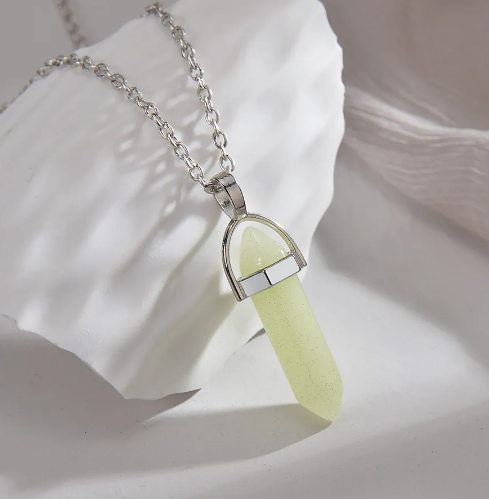 Glow In The Dark Pencil Pendant Necklace (D-20) - DropShp