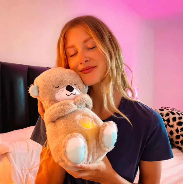 Breathing Teddy Baby Gift with Music, Lights & Breathing Motion Infant Toys for Newborns - DropShp