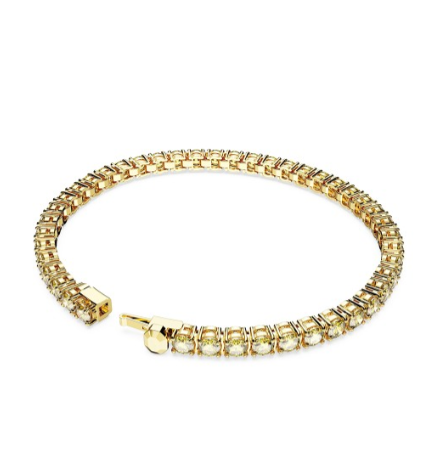 18K Gold Plated Anti-tarnish Cubic Zirconia Tennis Bracelet For Men & Women Hip Hop Jewelry - DropShp