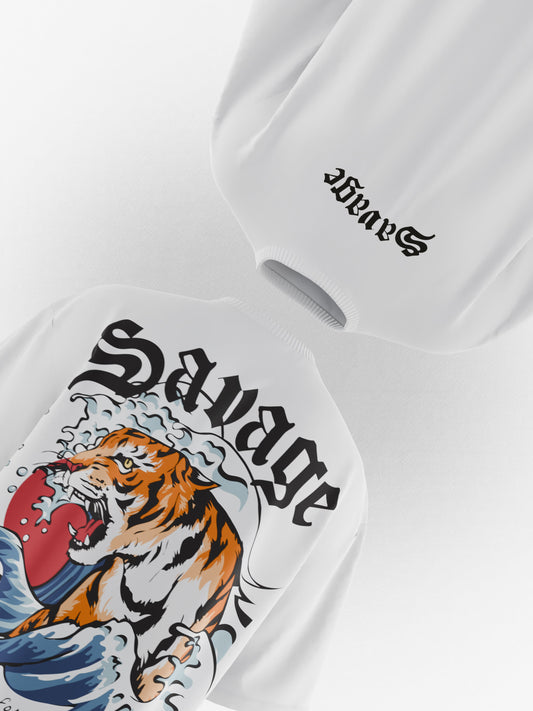 SAVAGE TIGER OVERSIZED T-SHIRT
