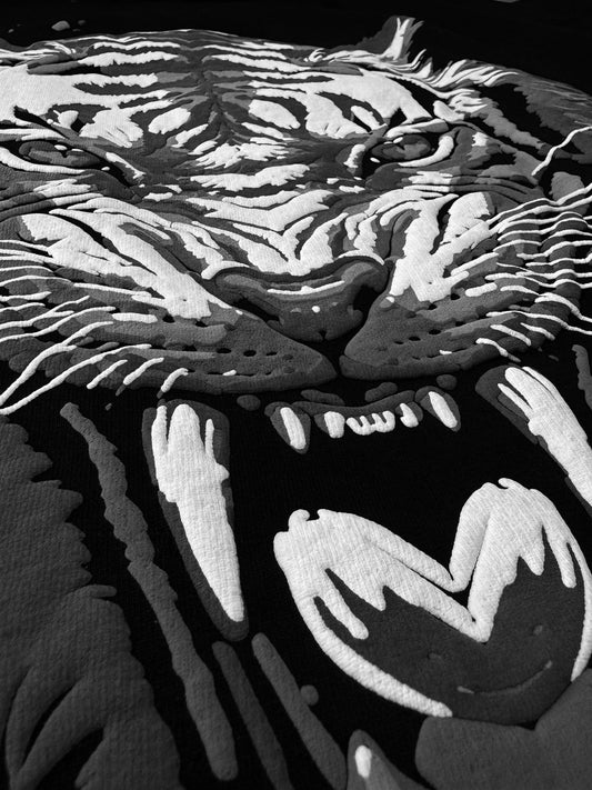 TIGER 3D PUFF OVERSIZED T-SHIRT