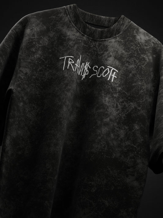 TRAVIS SCOTT ACID WASH OVERSIZED T-SHIRT