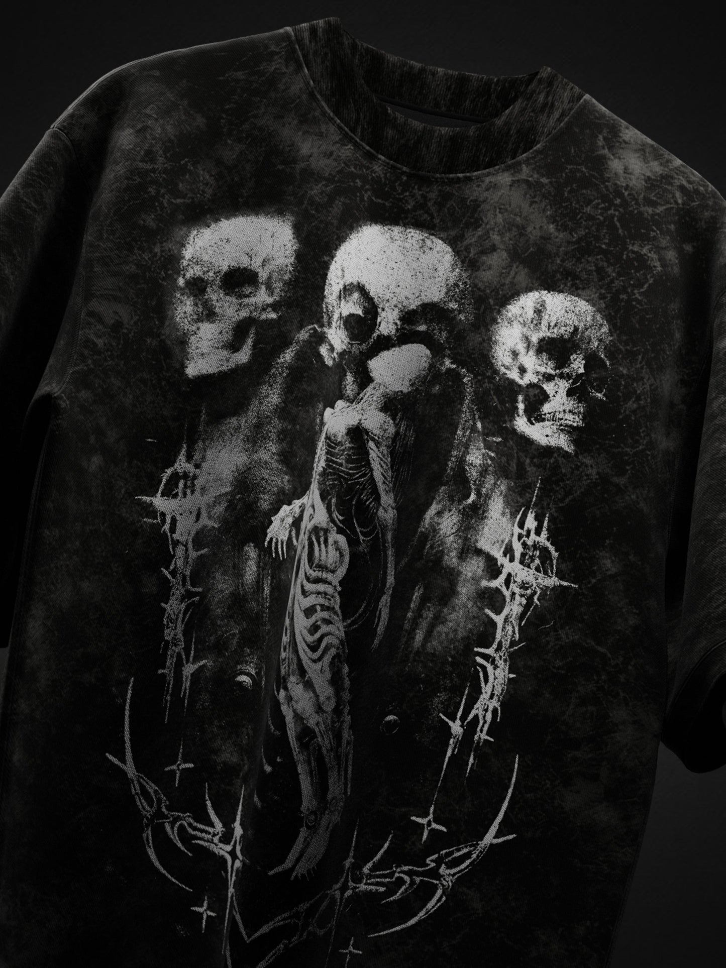 DARK AGE ACID WASH OVERSIZED T-SHIRT