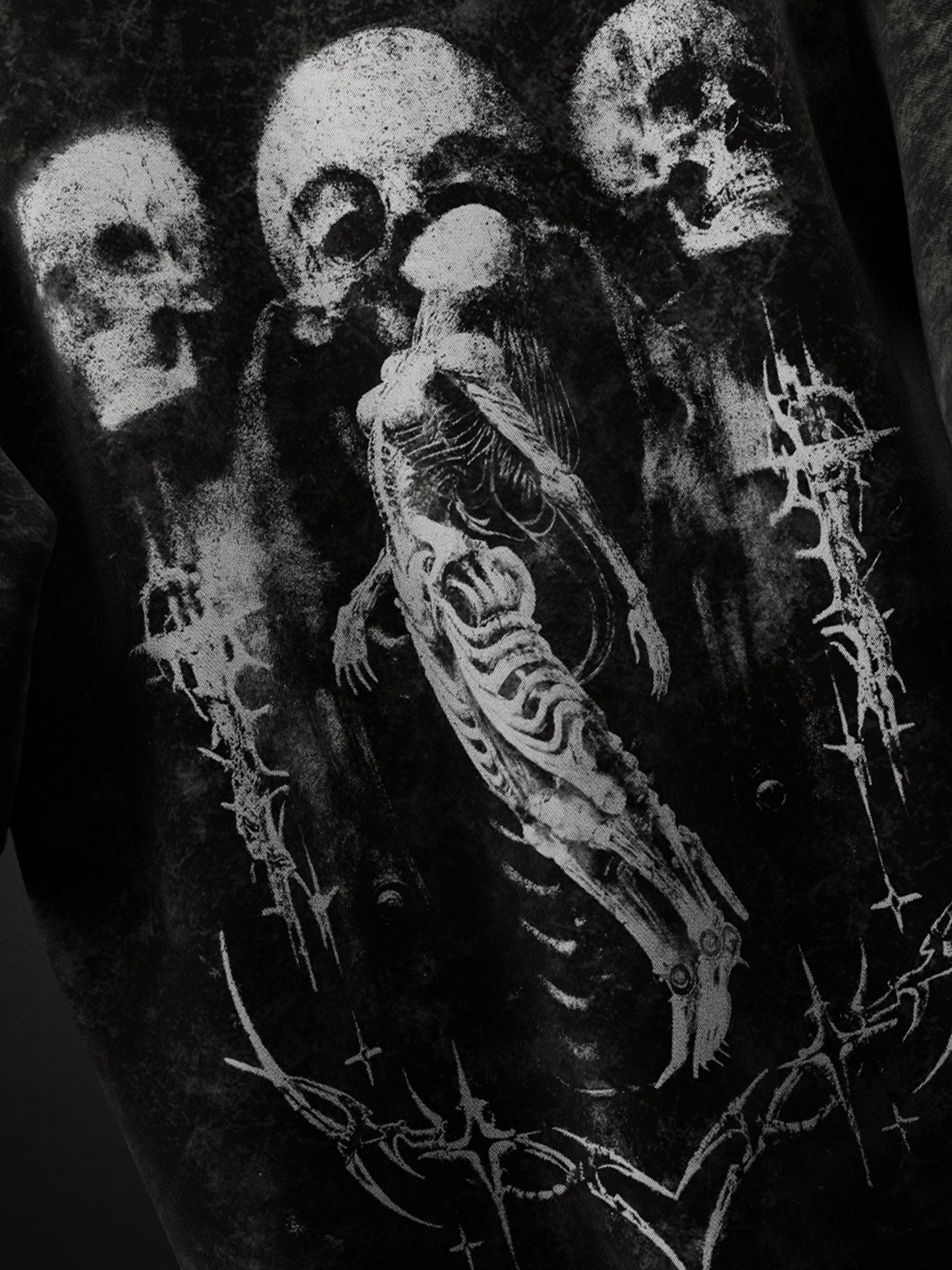 DARK AGE ACID WASH OVERSIZED T-SHIRT