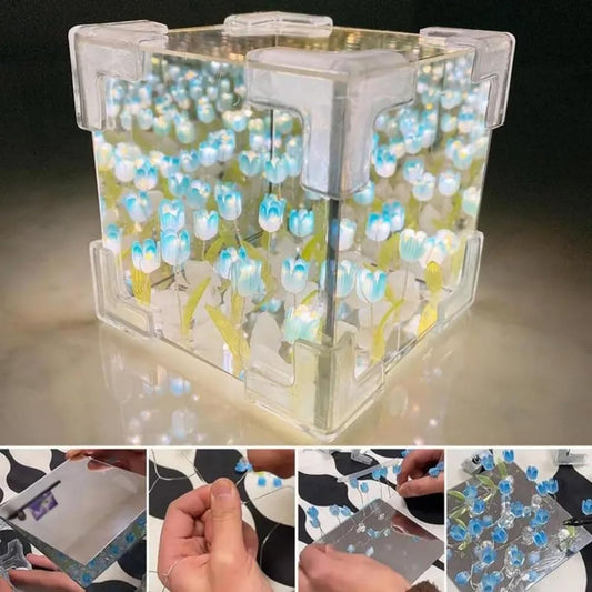 Tulip Lamp Handmade Flower Light Tulip Night Light Decorative