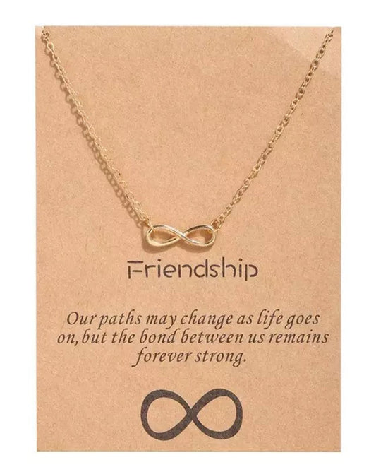 Golden Infinity Charm Necklace - DropShp