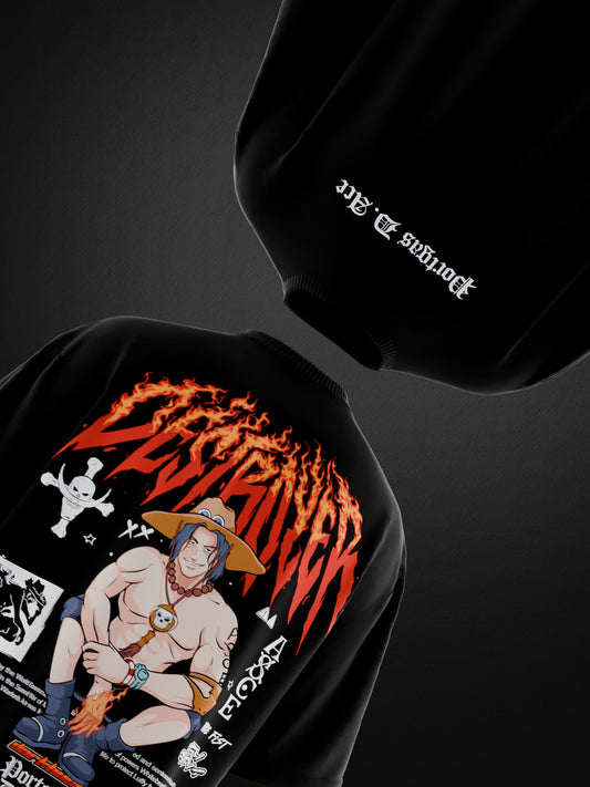 PORTGAS D.ACE OVERSIZED T-SHIRT