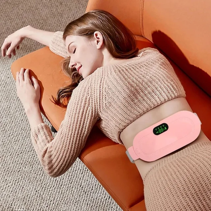 Period Cramp Relief Massager & Heating Pad-Portable - DropShp
