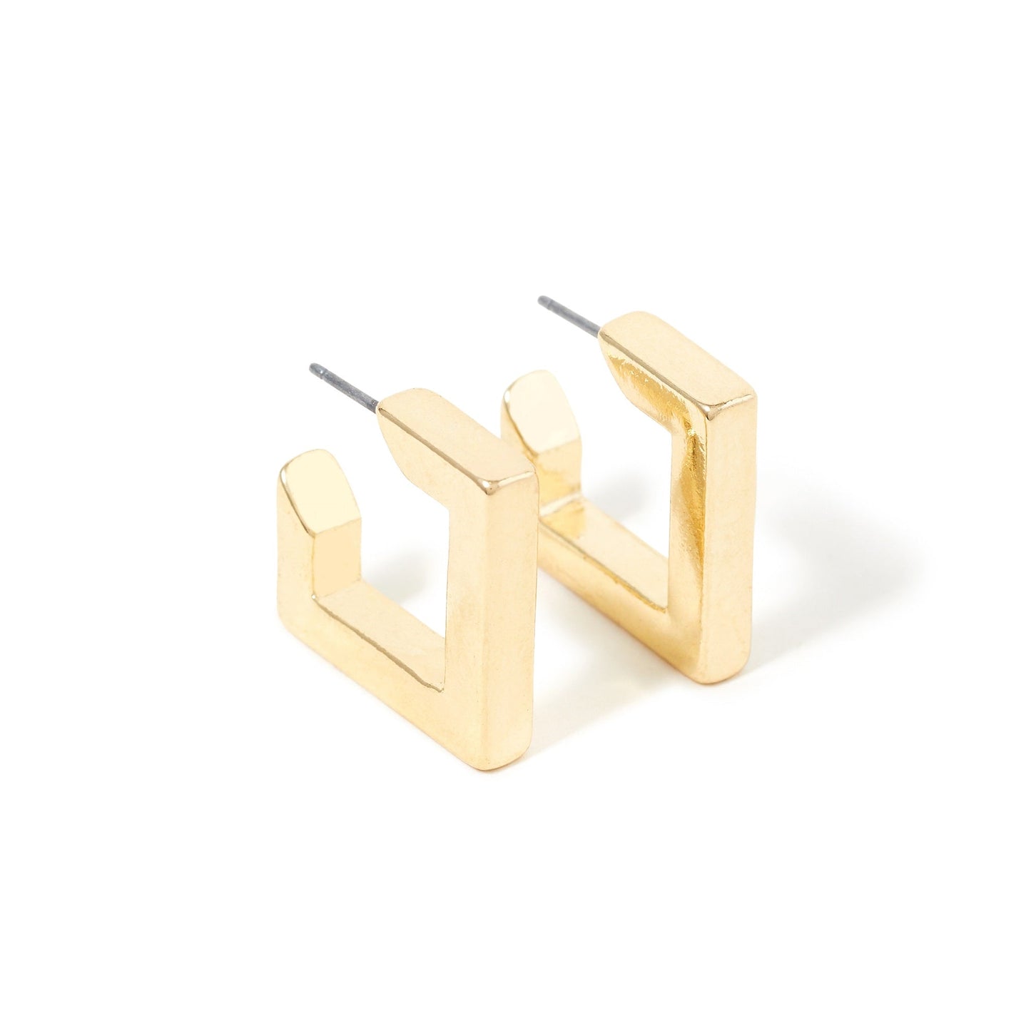 Gold Plated Half Hoop Earring - DropShp