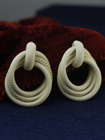 Contemporary Drop Hoop Earrings - DropShp