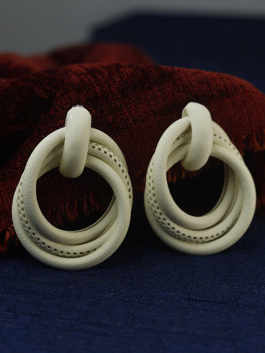 Contemporary Drop Hoop Earrings - DropShp