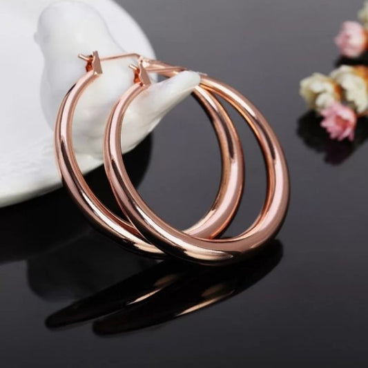 Rosegold Hoop Earrings - DropShp